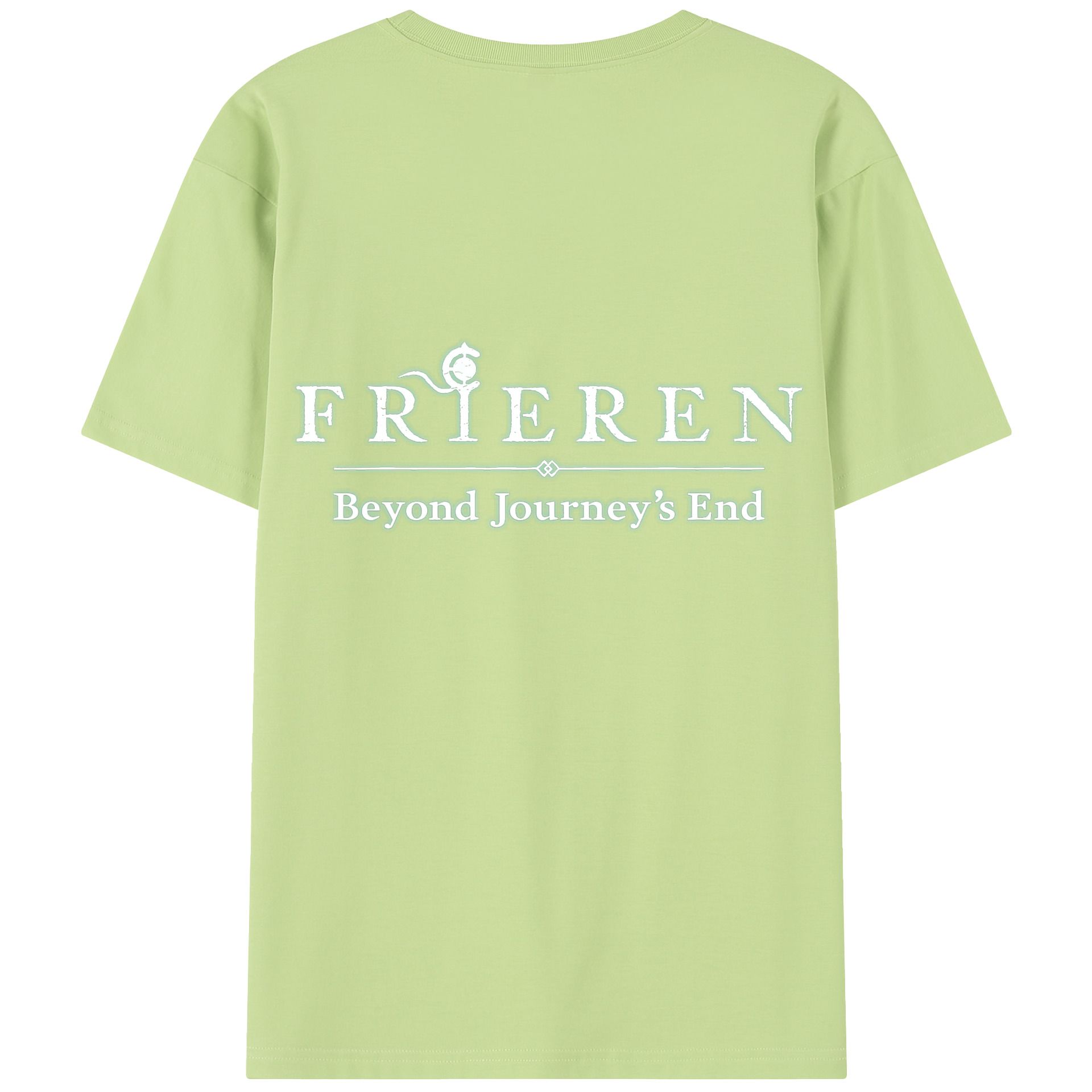 （画像用） 葬送のフリーレン Frieren 綿100％半袖Tシャツ（背面プリント）